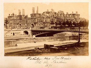 Comune di Parigi (1871): vista del ponte di Arcole e dell