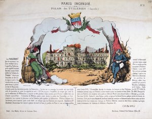 Incendio di Parigi, 1871 da Unbekannt