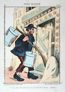Parigi assediata, 1870-1871 da Unbekannt