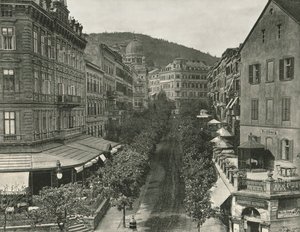 Parkstrasse, Carlsbad, Cecoslovacchia, 1895 da Unbekannt