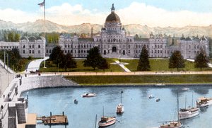 Edifici del Parlamento, Victoria, British Columbia, Canada, primi anni del 1900 da Unbekannt