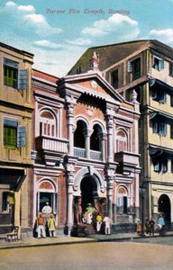 Tempio del Fuoco Parsee, Bombay, India, inizio XX secolo da Unbekannt