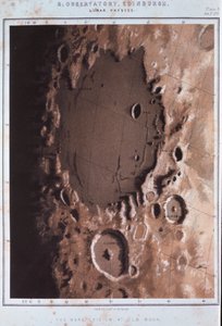 Parte della superficie lunare, 1857 da Unbekannt