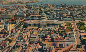 Veduta aerea parziale della città, L