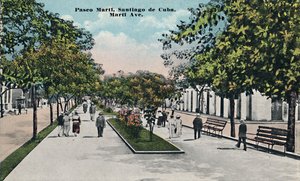 Paseo Martí, Santiago de Cuba, c1910 da Unbekannt