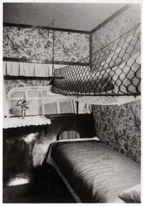 Cabina passeggeri di notte, LZ 127 Graf Zeppelin, 1933