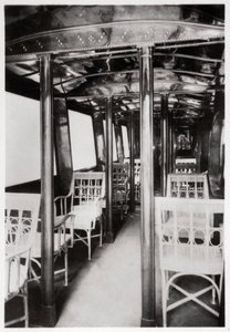 Cabina passeggeri dello Zeppelin LZ7 Deutschland I