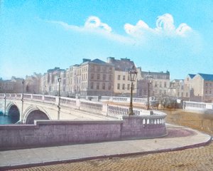 Ponte di San Patrizio con la statua di Padre Mathews, c1910 da Unbekannt