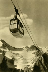 Patscherkofelbahn, Innsbruck, Tirolo, Austria, c1935 da Unbekannt