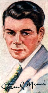 Paul Muni, 1895-1967, attore versatile vincitore dell