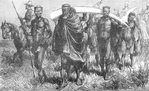 Messaggeri di pace da Cetewayo, c1880