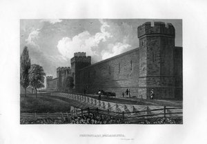 Penitenziario, Philadelphia, Pennsylvania, USA, 1855 da Unbekannt