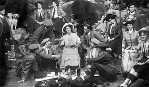 Esibizione di The Gay Gordons, c1907