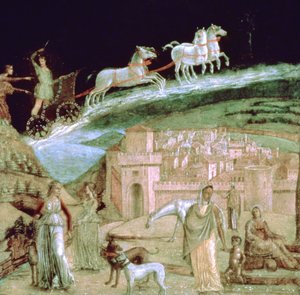 Fetonte nel suo carro, c. 1470-1536 da Unbekannt