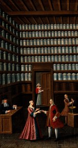 Farmacia, circa 1700