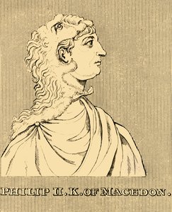 Filippo II re di Macedonia da Unbekannt