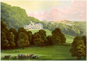 Philiphaugh, Selkirkshire, Scozia, casa del Barone Murray, c. 1880 da Unbekannt