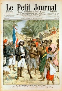 Pierre-Paul-Francois-Camille Savorgnan de Brazza, esploratore francese e fondatore di Brazzaville, 1905 da Unbekannt