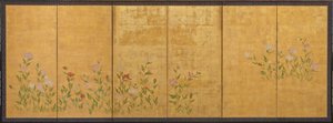 Papaveri rosa e rossi, periodo Edo, 1615-1868 da Unbekannt