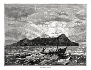 Isola di Pitcairn, Oceano Pacifico, 1877 da Unbekannt