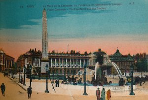 Place de la Concorde - Le fontane e l