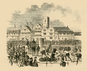 Luogo di esecuzione, Old Smithfield, 1890 da Unbekannt