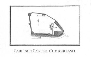 Piano del Castello di Carlisle, Cumberland, fine XVIII secolo