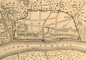 Piano di Londra romana da Unbekannt