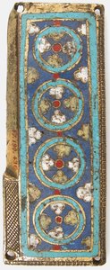 Placca da un reliquiario, tedesco o sud nederlandese, ca. 1175-1200 da Unbekannt