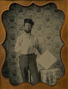 Intonacatore con cappello di tela cerata da Unbekannt