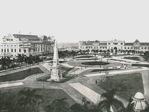 Plaza de la Victoria, Buenos Aires, Argentina, 1895 da Unbekannt