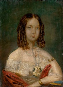 Ritratto di ragazza con collana da Unbekannt