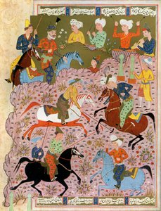 Polo in Persia nel X secolo, 1938 da Unbekannt