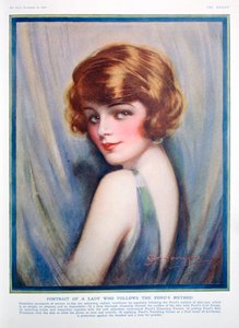 Pubblicità della crema Ponds, 1928 da Unbekannt