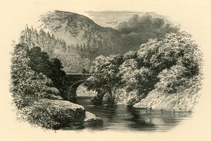 Pont Aberglaslyn, Galles del Nord, c1890