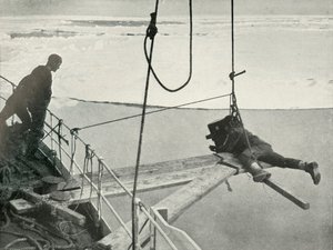 Ponting Cinematographs La prua della Terra Nova, c1910-1913 da Unbekannt