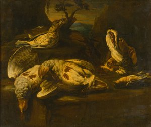 Natura morta di caccia da Unbekannt