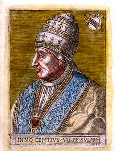 Papa Innocenzo VII c1336-1406, XIX secolo da Unbekannt