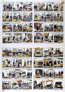 Vista popolare spagnola della vita di Napoleone, XIX secolo