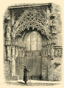 Portico della Chiesa di San Sebaldo, Norimberga, 1890