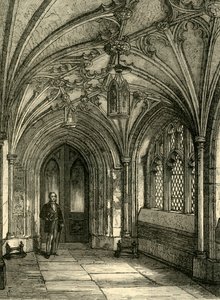 Portico della chiesa di St. Sepulchres, c1872 da Unbekannt