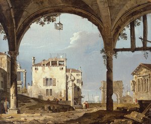 Portico con lanterna