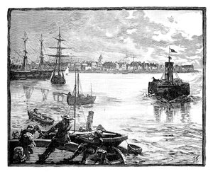 Portsmouth Harbour, Hampshire, c1888 da Unbekannt