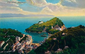 Portofino - Panorama, c1890 da Unbekannt