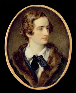 Miniatura del ritratto di John Keats (acquerello su avorio) (dettaglio) da Unbekannt