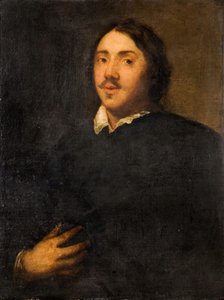 Ritratto di un gentiluomo in nero da Unbekannt