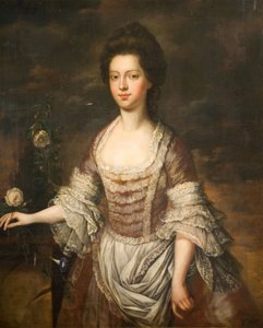 Ritratto di una donna, possibilmente Anne Clobery, 1740-1760 da Unbekannt