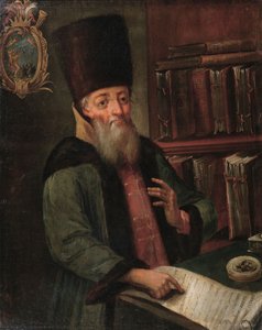 Ritratto di Afanasy Lavrentievich Ordin-Naschokin 1605-1680, XVII secolo da Unbekannt