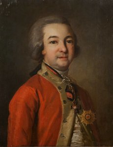 Ritratto di Alexander Khrapovitsky, 1749-1801, Senatore e autore, seconda metà del XVIII secolo da Unbekannt