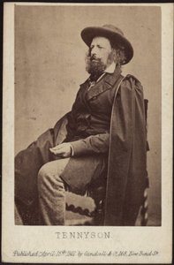Ritratto di Alfred, Lord Tennyson da Unbekannt